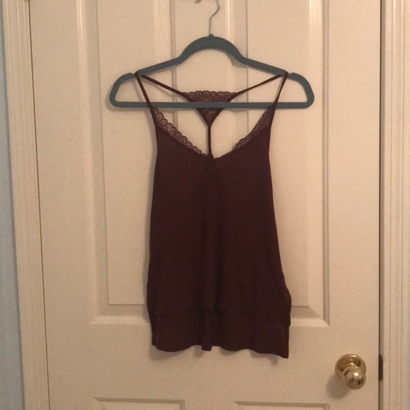 Maroon Racerback Tank - Picture 1 of 4